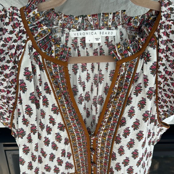 Veronica Beard Multicolor Patterned Mini Dress - Picture 2 of 3